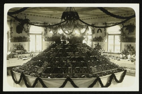 Gemüse- und Obstausstellung im Löwensaal in Lingenau