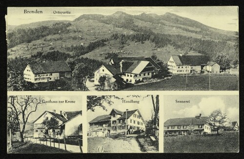 Brenden : Ortspartie : Gasthaus zur Krone : Handlung : Sennerei