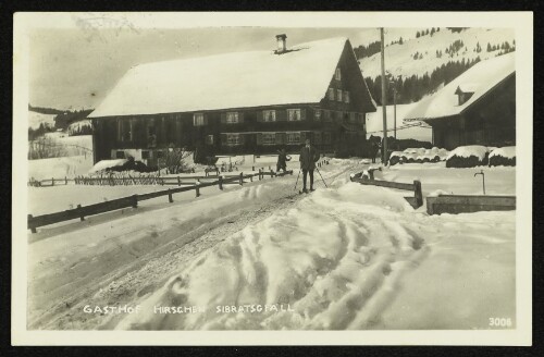 Gasthof Hirschen Sibratsgfäll