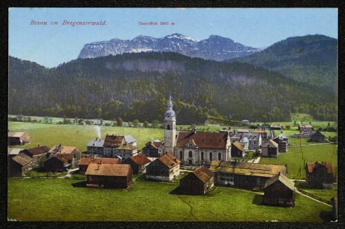 Bezau im Bregenzerwald : Canisfluh 2041 m