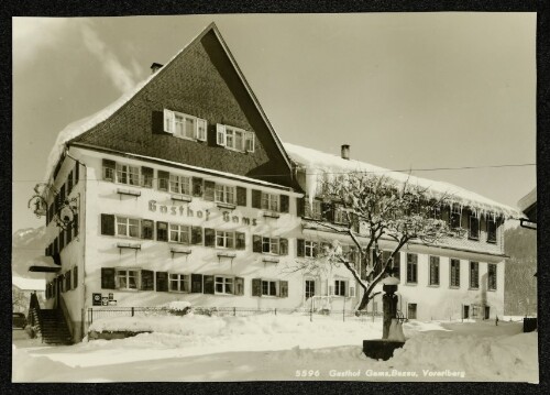 Gasthof Gams, Bezau, Vorarlberg