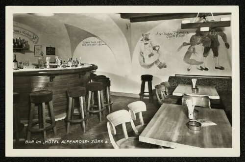 Bar im  Hotel Alpenrose  Zürs a. A.