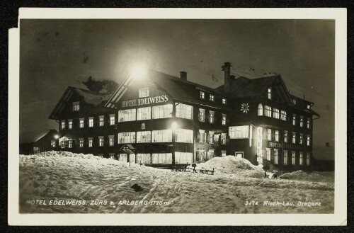 Hotel Edelweiss Zürs a. Arlberg 1720 m