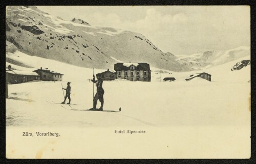 Zürs, Vorarlberg : Hotel Alpenrose : [Correspondenz-Karte]