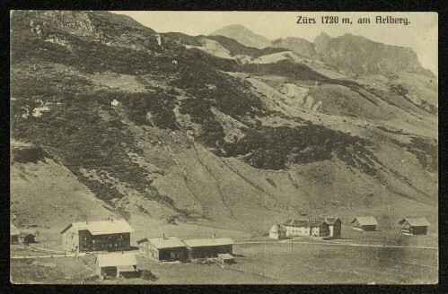 Zürs 1720 m, am Arlberg