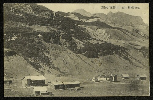 Zürs 1720 m, am Arlberg