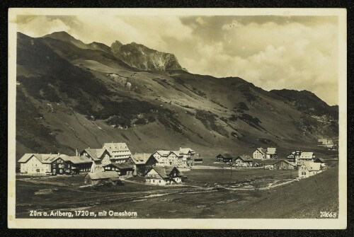 Zürs a. Arlberg, 1720 m, mit Omeshorn