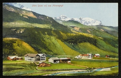 Zürs (1720 m) am Flexenpaß