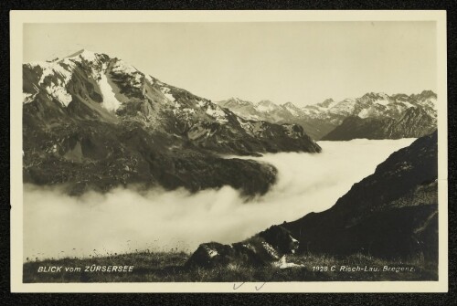 Blick vom Zürsersee