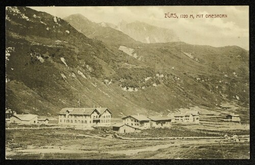 Zürs, 1720 m, mit Omeshorn