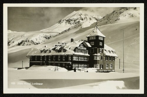 Zürs Hotel Lorünser