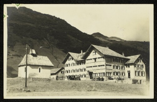 [Gasthaus z. Edelweiß, Zürs, 1750 m]