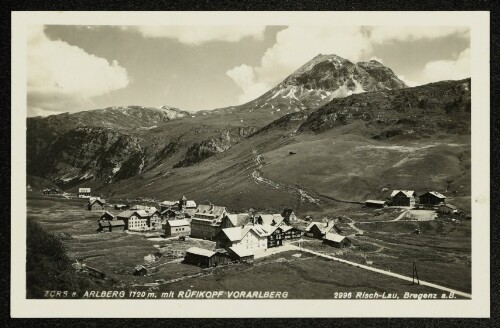 Zürs a. Arlberg 1720 m, mit Rüfikopf Vorarlberg