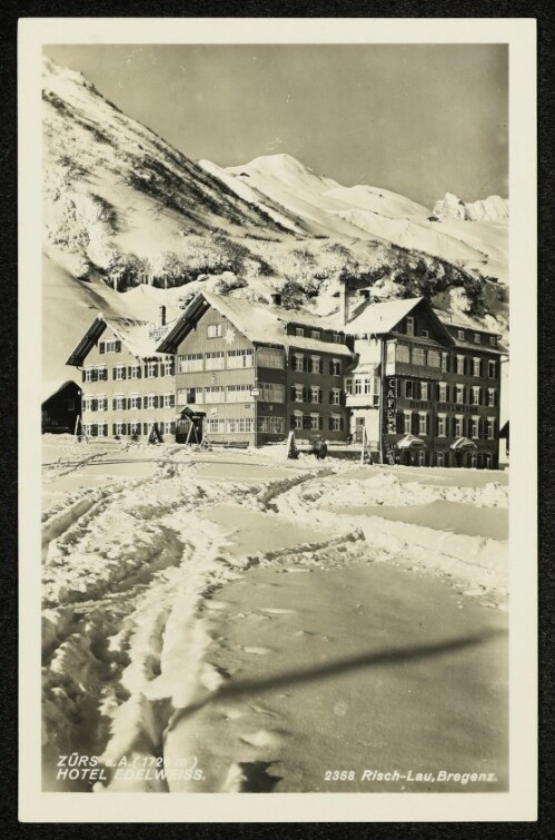 Zürs a. A. (1720 m) Hotel Edelweiss