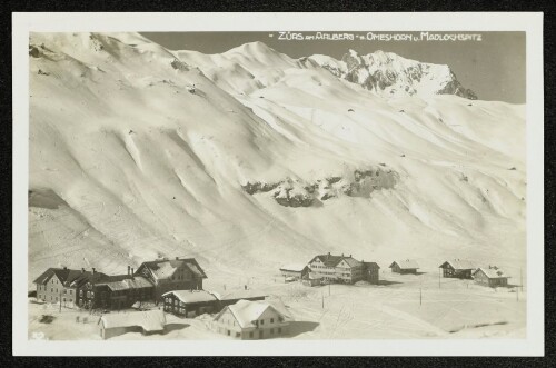 = Zürs am Arlberg = m. Omeshorn u. Madlochspitze