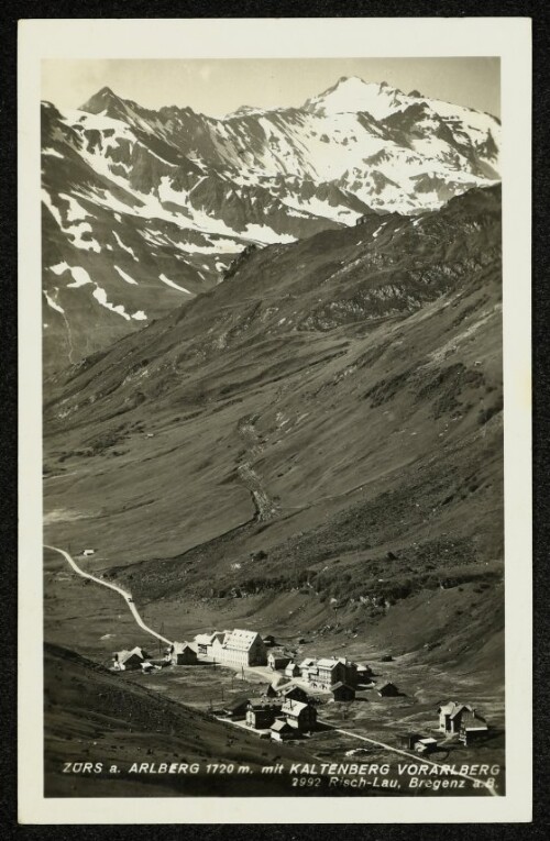 Zürs a. Arlberg 1720 m. mit Kaltenberg Vorarlberg
