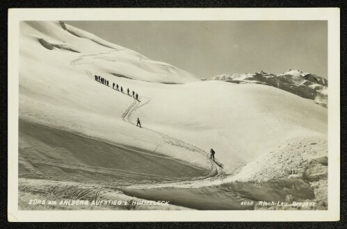 Zürs am Arlberg Aufstieg z. HImmeleck