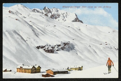 Wintersportplatz Zürs (1720 m) am Arlberg