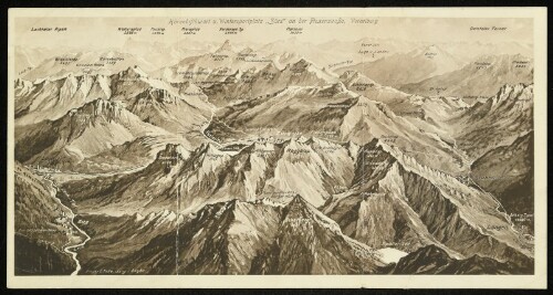 Höhenluftkurort u. Wintersportplatz  Zürs  an der Flexenstraße, Vorarlberg