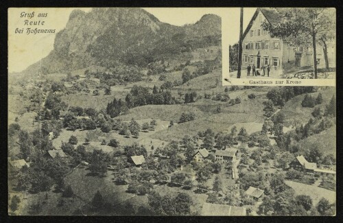 Gruß aus Reute bei Hohenems : Gasthaus zur Krone