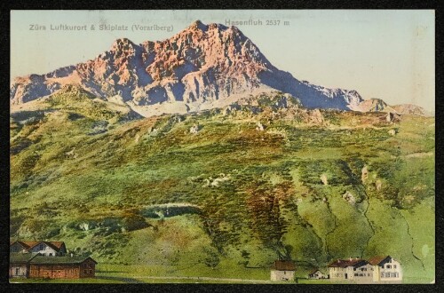 Zürs Luftkurort & Skiplatz (Vorarlberg) : Hasenfluh 2537 m