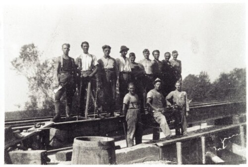 Eisenbahn-Oberbau-Arbeiter