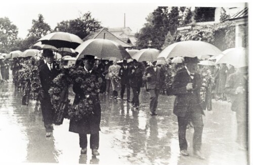 Begräbnis Wilhelm Sieß, Bludenz