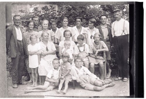 Familie Johann Mayer 1929
