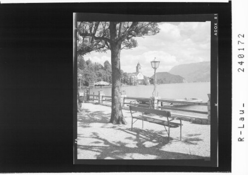 [St. Wolfgang / Motiv an der Promenade]