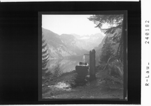 [Vorderer Gosausee mit Blick in den Dachstein]