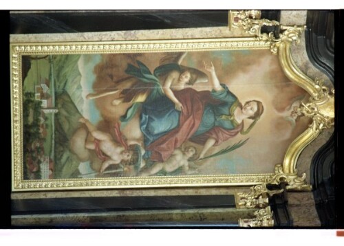 Altarbild der hl. Agatha als Schutzpatronin