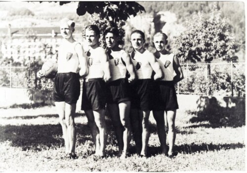 Die erste Faustballmannschaft des ATSV Bludenz
