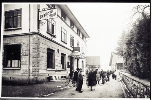 NS-Anschlag auf Dornbirner Arbeiterheim