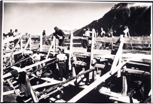 Betonierung des Dükers