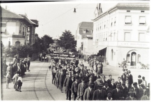 Kundgebung in Dornbirn im September 1929