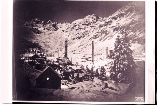 Baustelle Vermunt in der Nacht