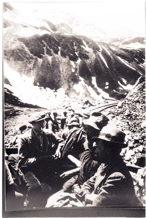 Arbeitertransport Silvretta