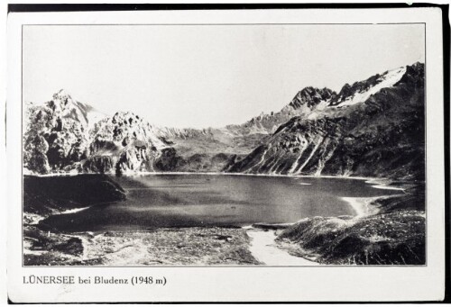Lünersee bei Bludenz (1948m)