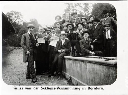 Gruss von der Sektionsversammlung in Dornbirn