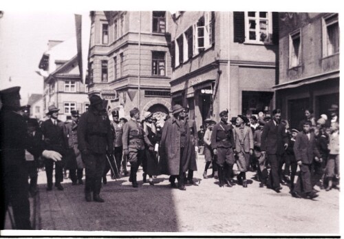 Heimwehrkundgebung in Dornbirn