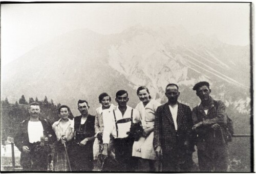 Geheimtreffen der illegalen Sozialdemokraten von Nüziders am Muttersberg 1937