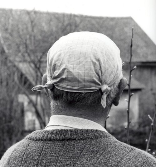 Nüziders, Blickwechsel, Köpfe von hinten