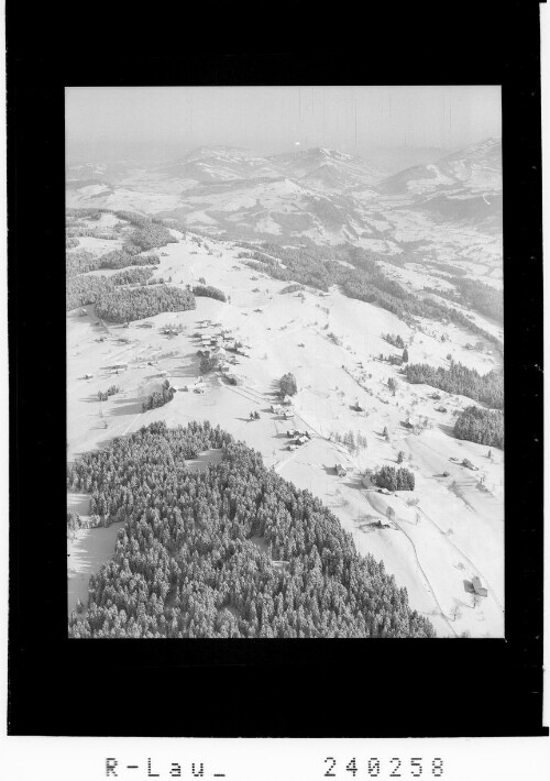 [Blick auf Sulzberg in Vorarlberg gegen den Allgäu]
