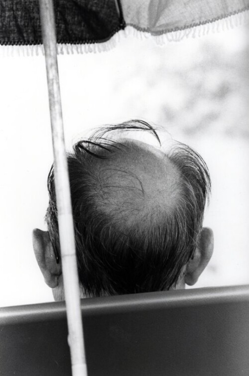 Bregenz, Blickwechsel, Köpfe von hinten, Karl Schobel