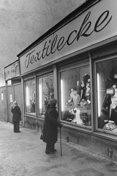 Wien, Fassade Textilecke