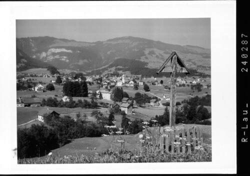 [Andelsbuch im Bregenzerwald gegen Hochälpelekopf / Vorarlberg]