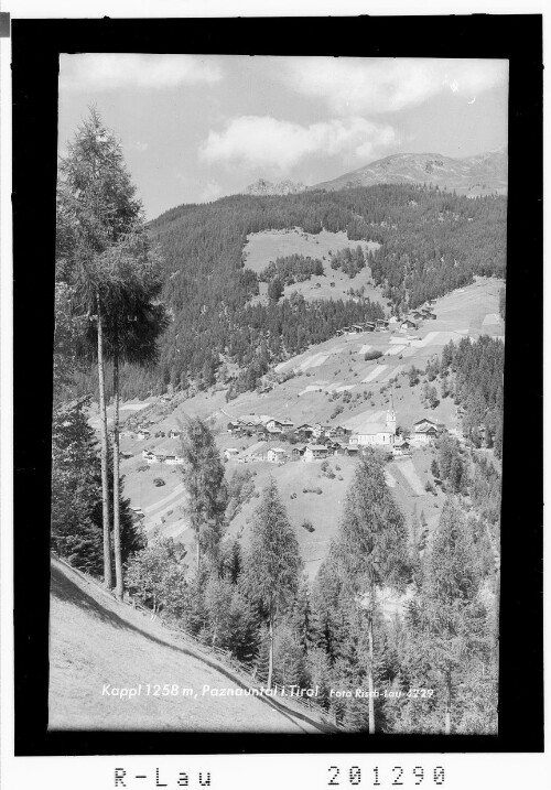 Kappl 1258 m, Paznauntal in Tirol