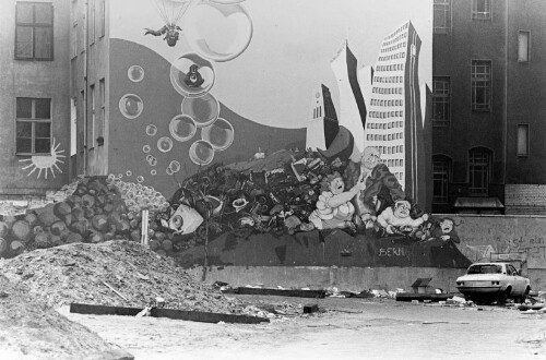 Berlin, künstlerische Fassadengestaltung