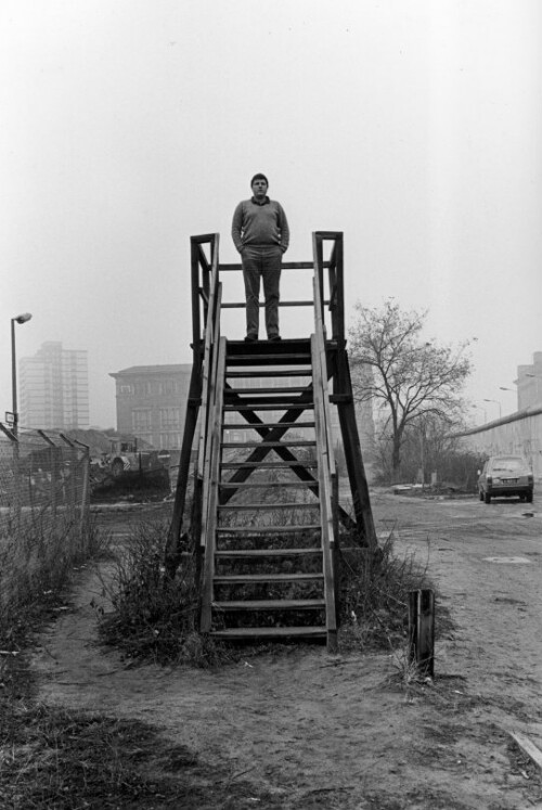 Berlin, hölzerner Aussichtsturm