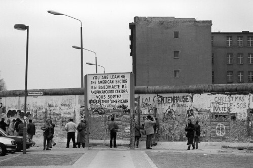 Berlin, Berliner Mauer bei der Niederkirchnerstraße